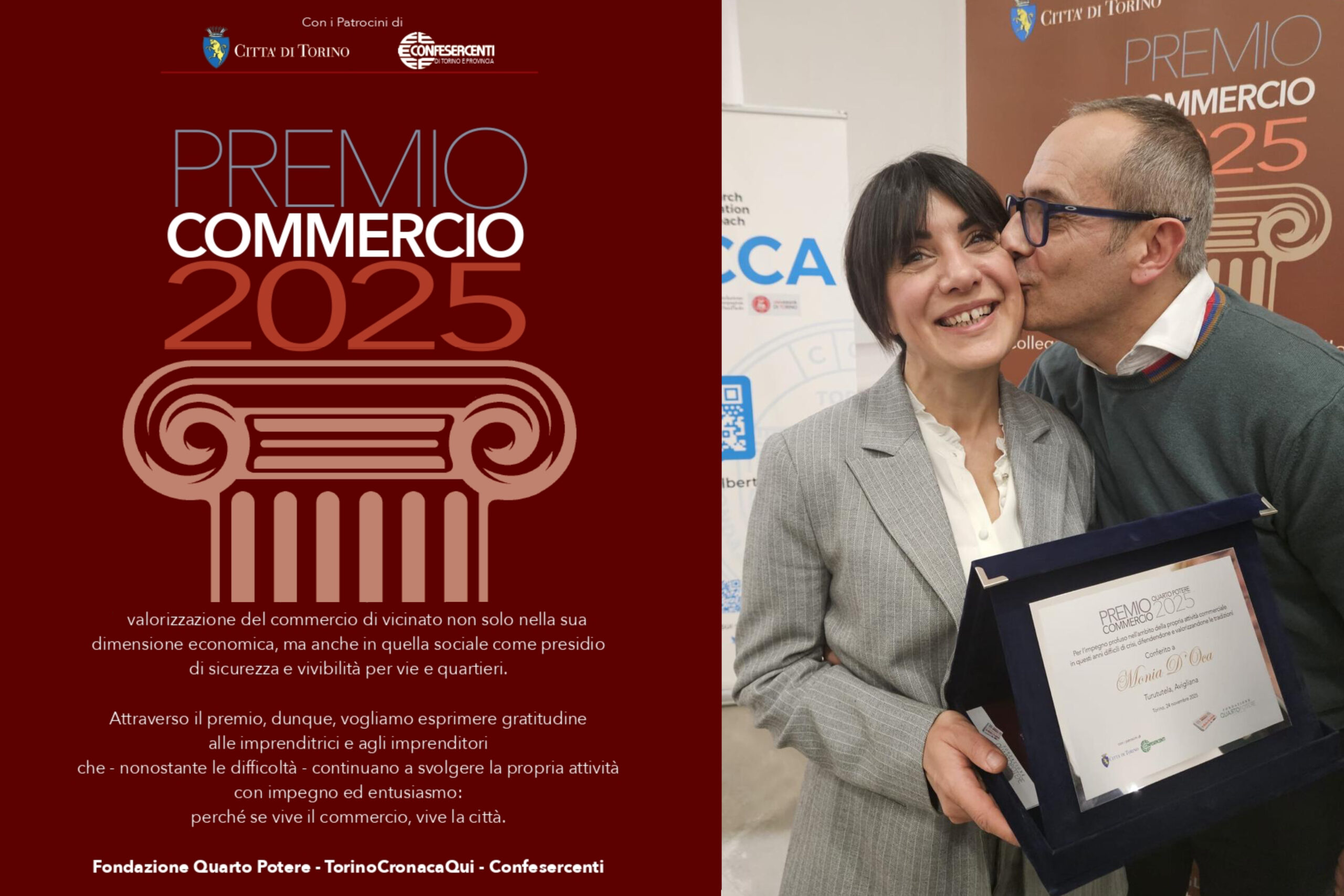 Premio Commercio 2025 Confesercenti Torino e Provincia